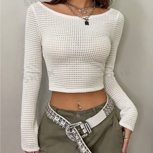 Boat Neck Crop Top